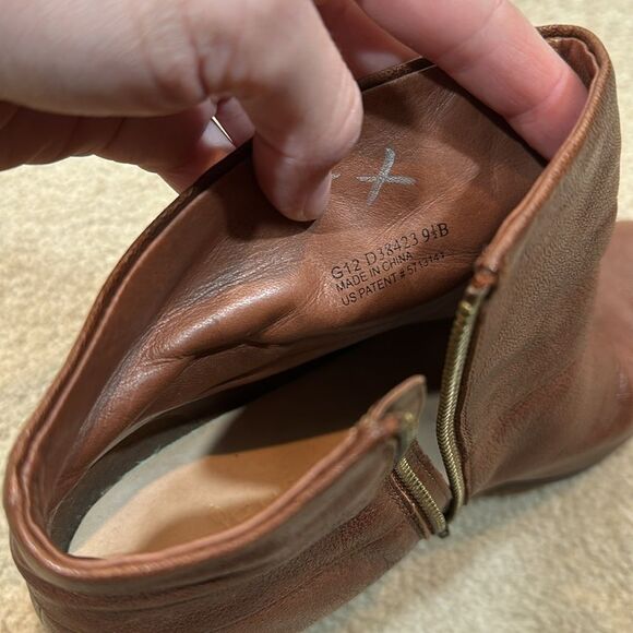 Cole Haan Nike Air Heeled Brown Ankle Vintage Cassidy Booties Women Size 9.5B - Picture 8 of 11